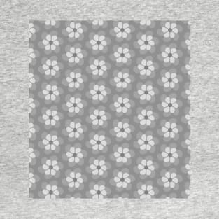 Grey flowy seamless pattern T-Shirt